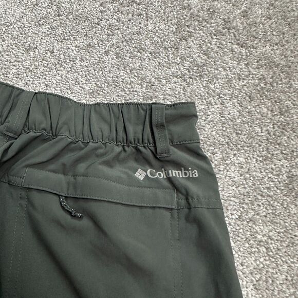 Columbia Washed Out Outdoor Shorts Mens 34/44 Gray Elastic Waist Zip Pocket Hike - Picture 11 of 12